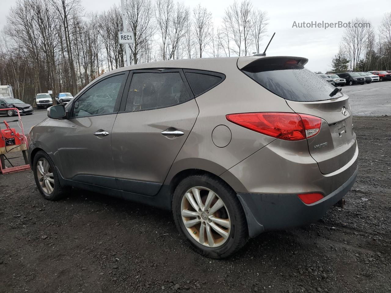 2013 Hyundai Tucson Gls Gray vin: KM8JUCAC1DU622877