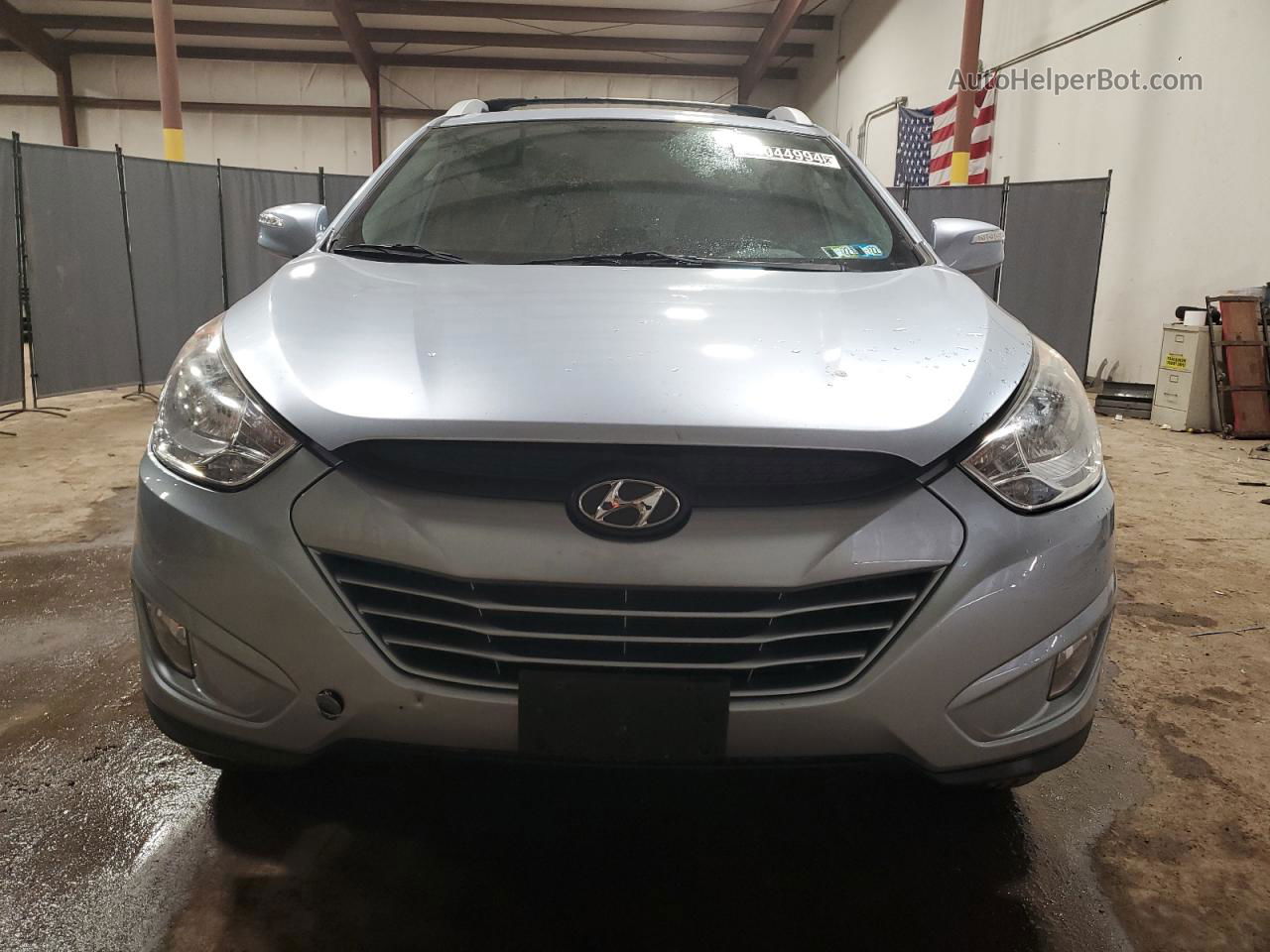 2013 Hyundai Tucson Gls Silver vin: KM8JUCAC1DU695117