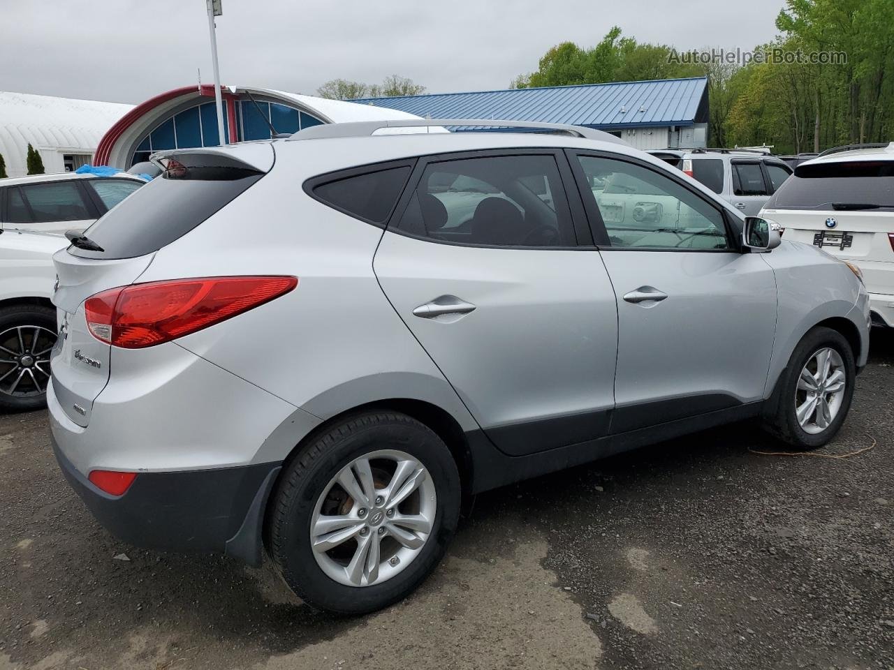 2013 Hyundai Tucson Gls Silver vin: KM8JUCAC1DU769068