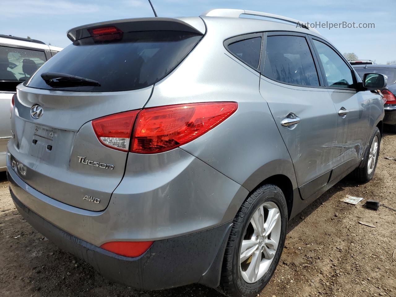 2013 Hyundai Tucson Gls Серый vin: KM8JUCAC2DU664717