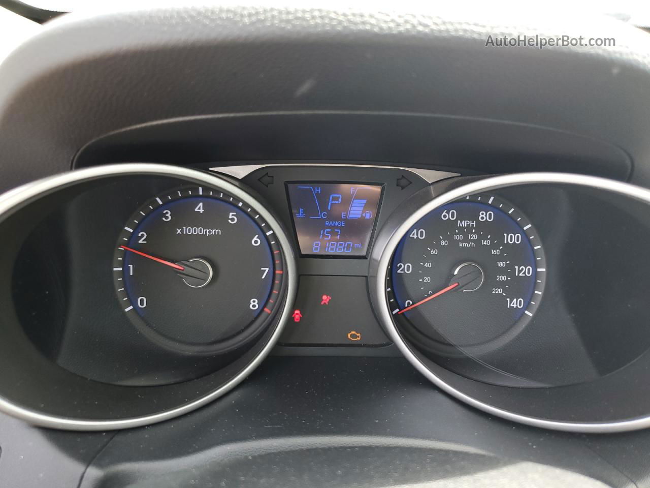 2013 Hyundai Tucson Gls Серый vin: KM8JUCAC2DU664717