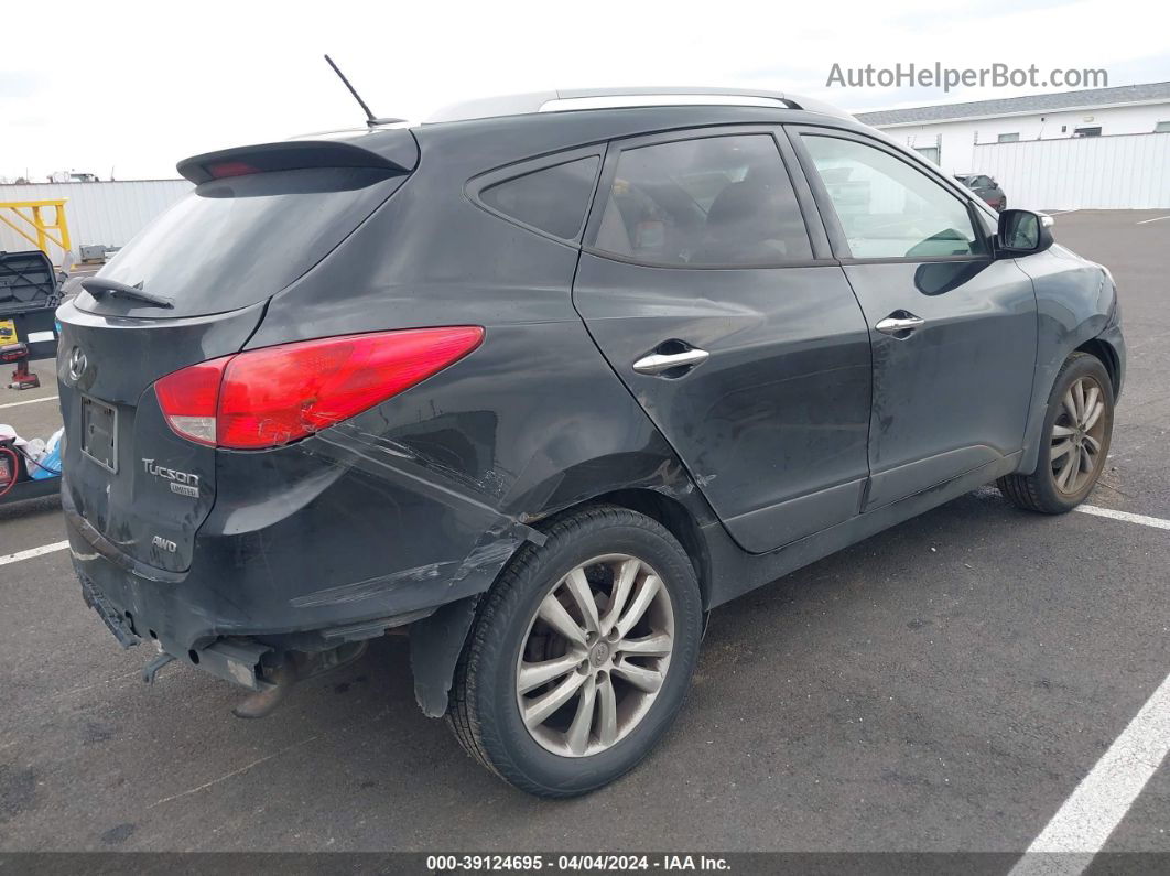 2013 Hyundai Tucson Limited Black vin: KM8JUCAC2DU762856