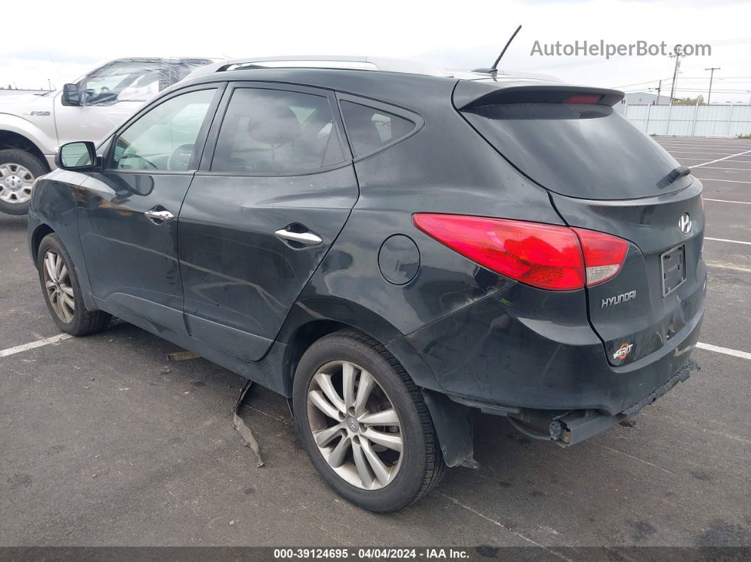 2013 Hyundai Tucson Limited Black vin: KM8JUCAC2DU762856