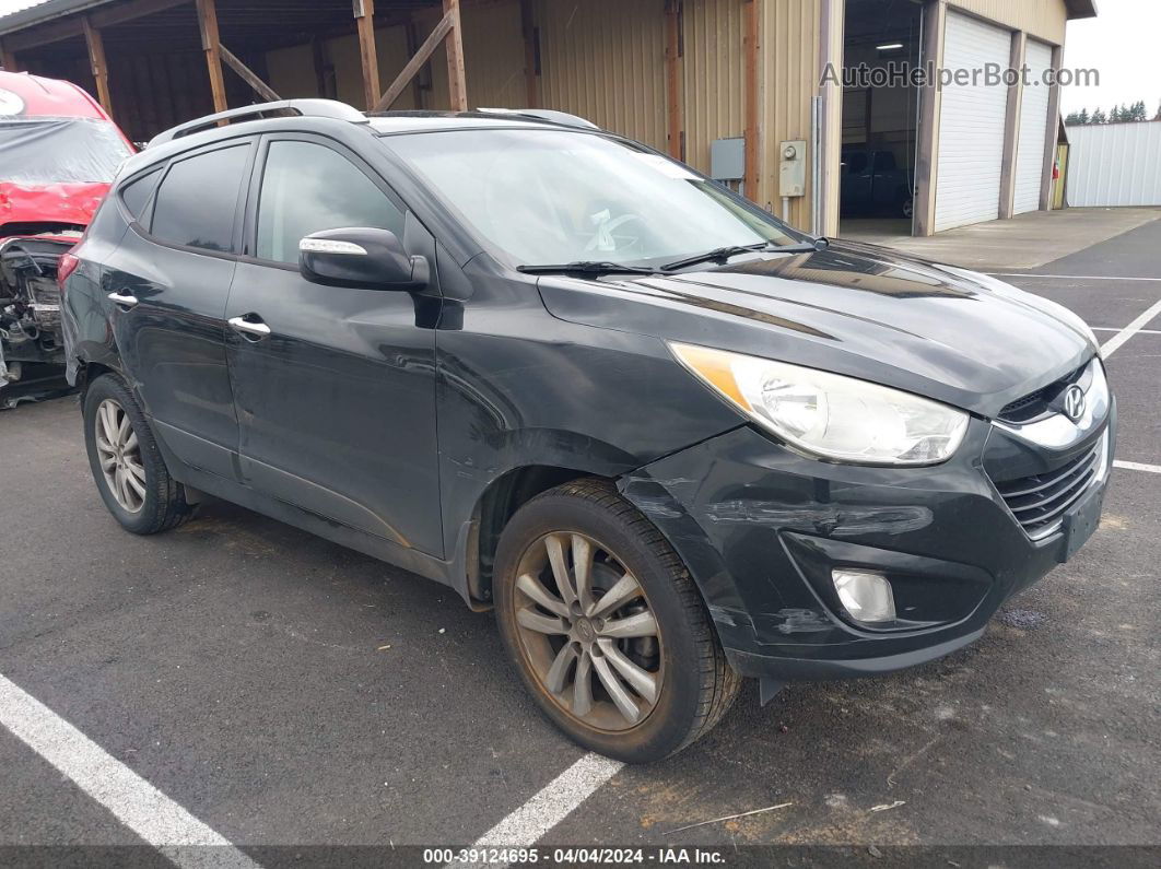 2013 Hyundai Tucson Limited Черный vin: KM8JUCAC2DU762856