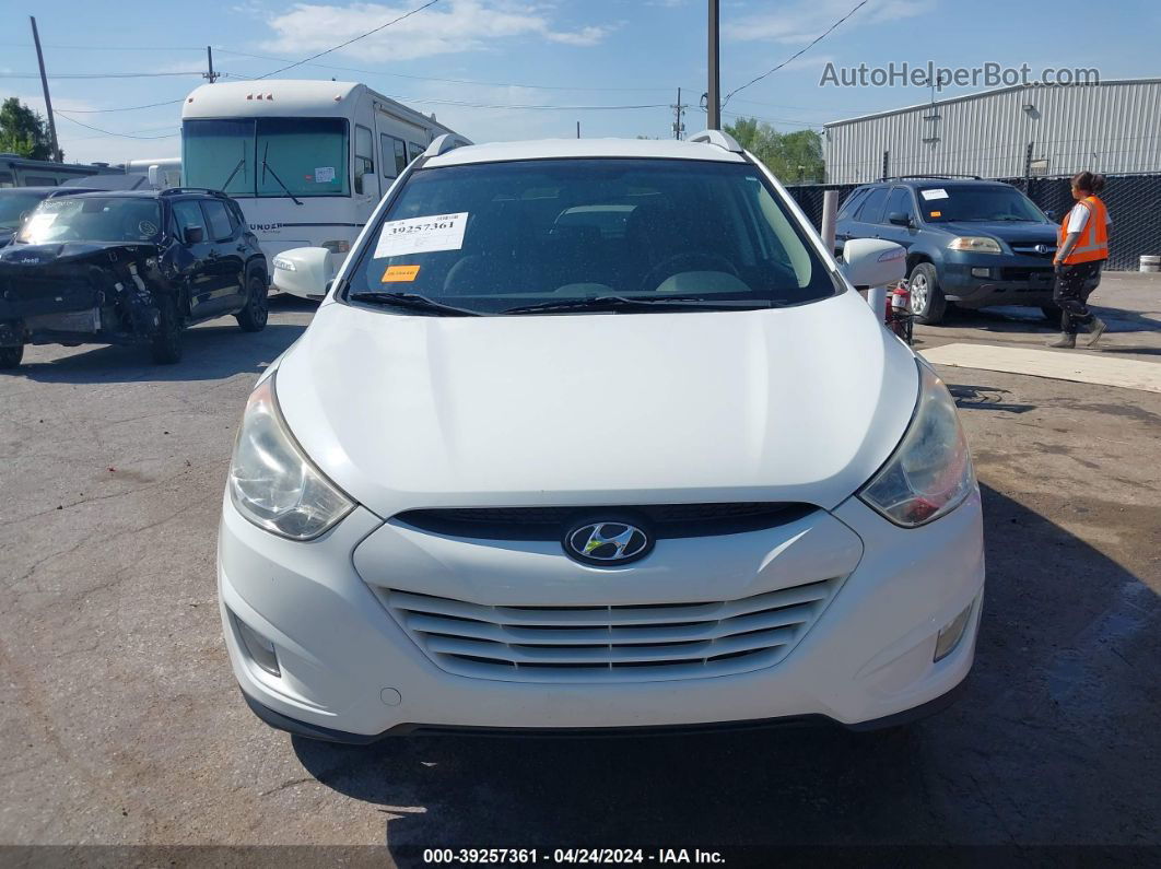 2013 Hyundai Tucson Gls White vin: KM8JUCAC3DU565288