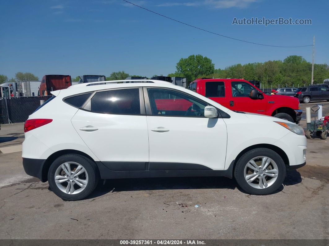 2013 Hyundai Tucson Gls White vin: KM8JUCAC3DU565288