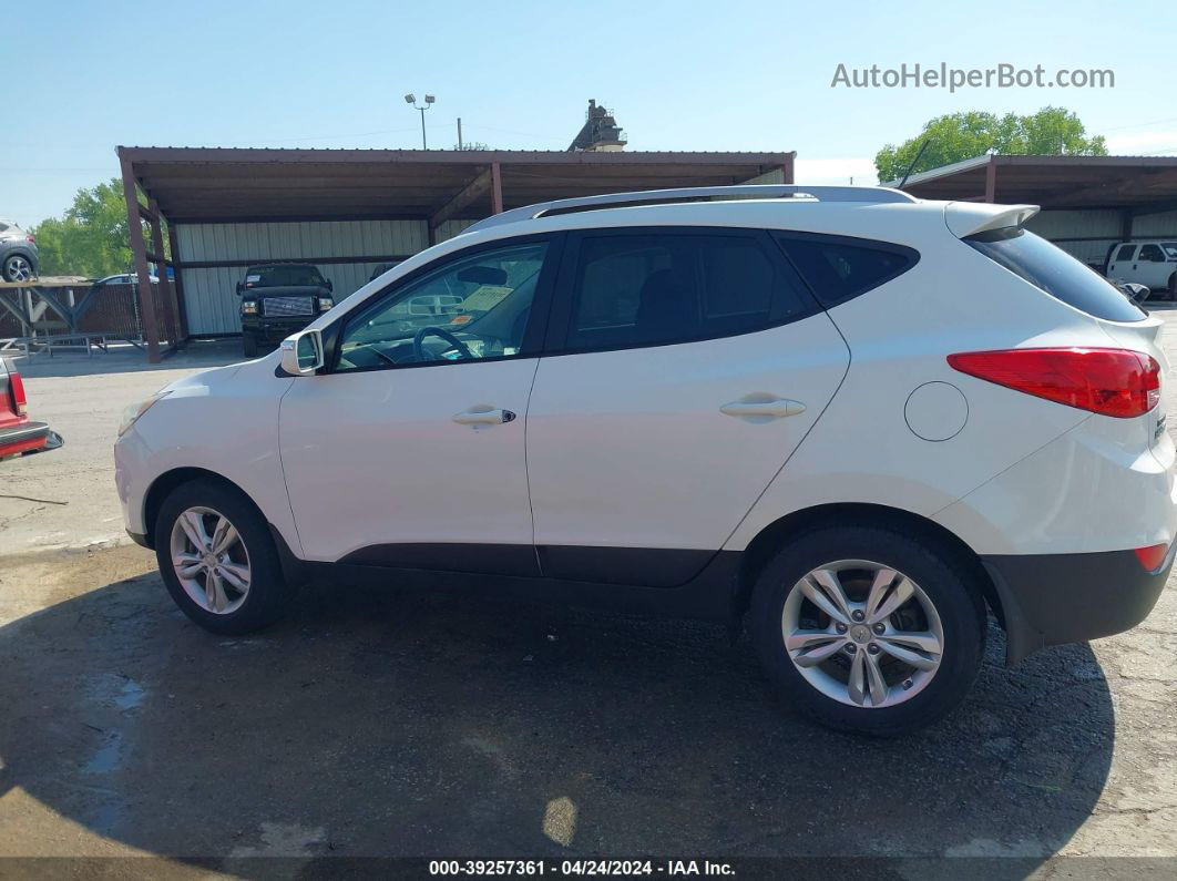 2013 Hyundai Tucson Gls White vin: KM8JUCAC3DU565288