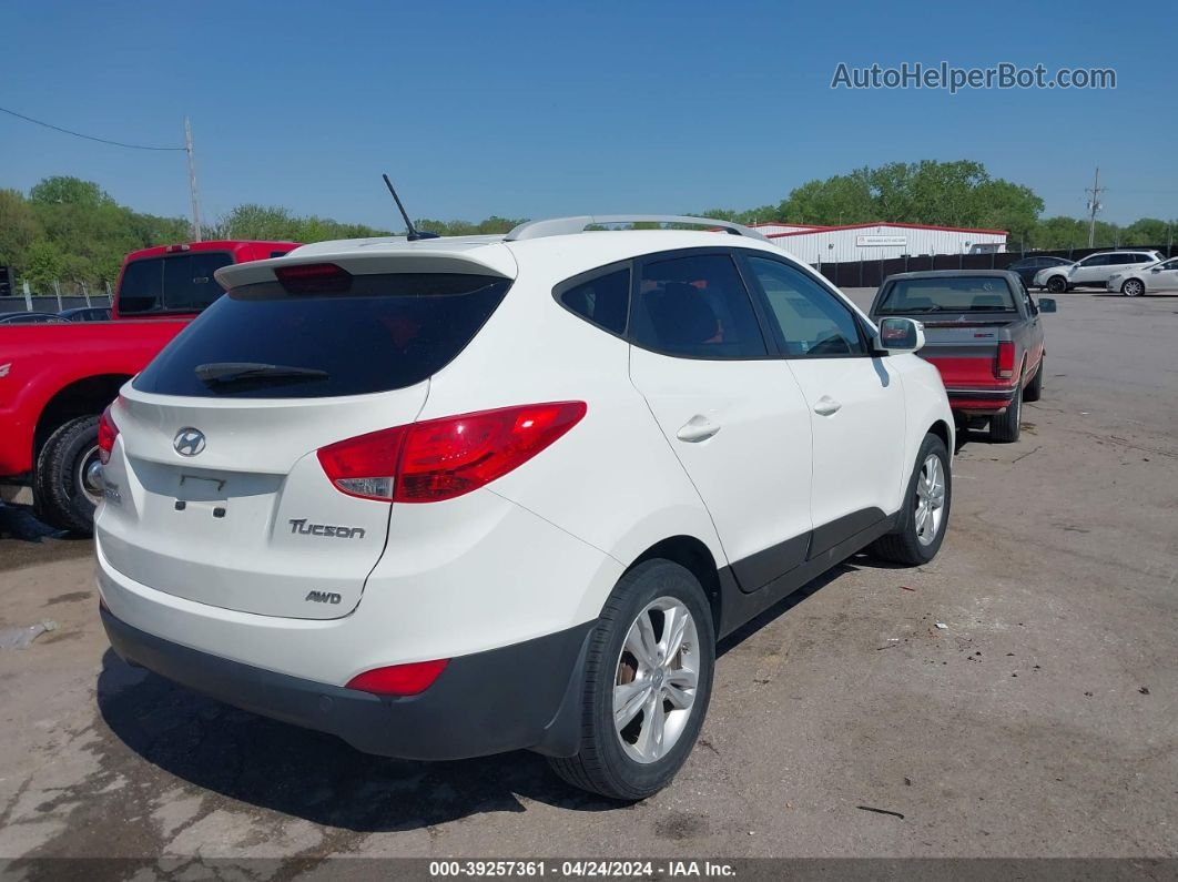 2013 Hyundai Tucson Gls White vin: KM8JUCAC3DU565288