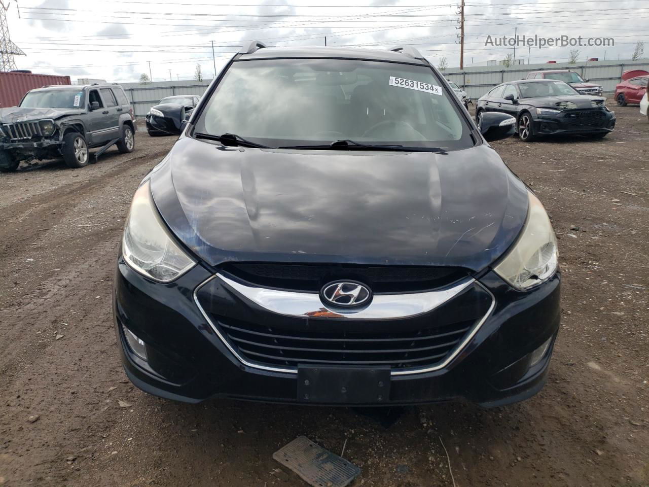 2013 Hyundai Tucson Gls Черный vin: KM8JUCAC3DU660028