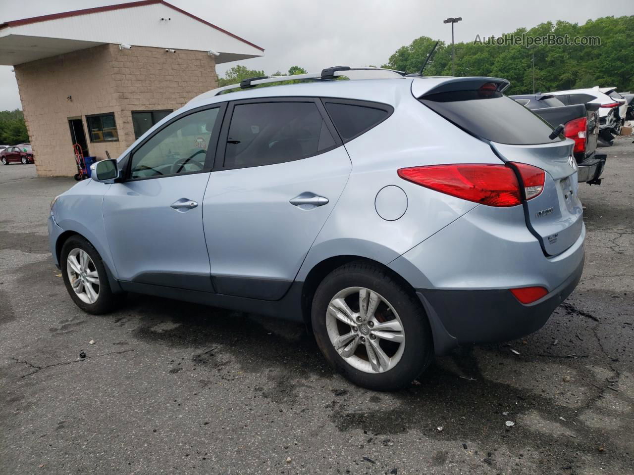 2013 Hyundai Tucson Gls Blue vin: KM8JUCAC4DU621450