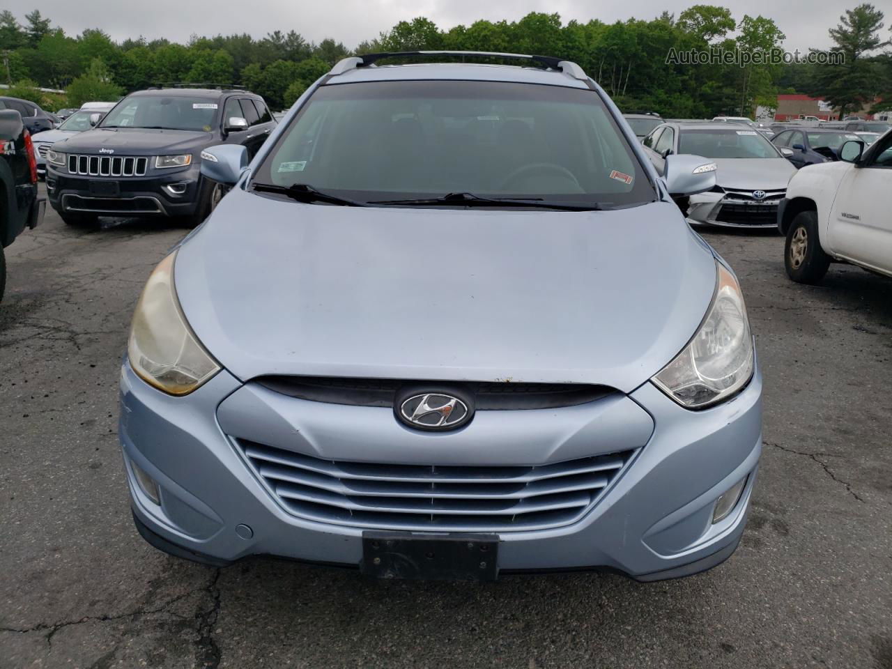 2013 Hyundai Tucson Gls Blue vin: KM8JUCAC4DU621450