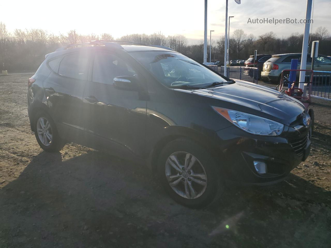 2013 Hyundai Tucson Gls Black vin: KM8JUCAC4DU676948