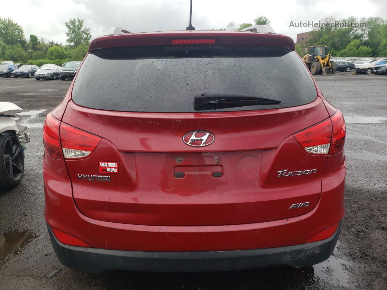 2013 Hyundai Tucson Gls Red vin: KM8JUCAC5DU600025