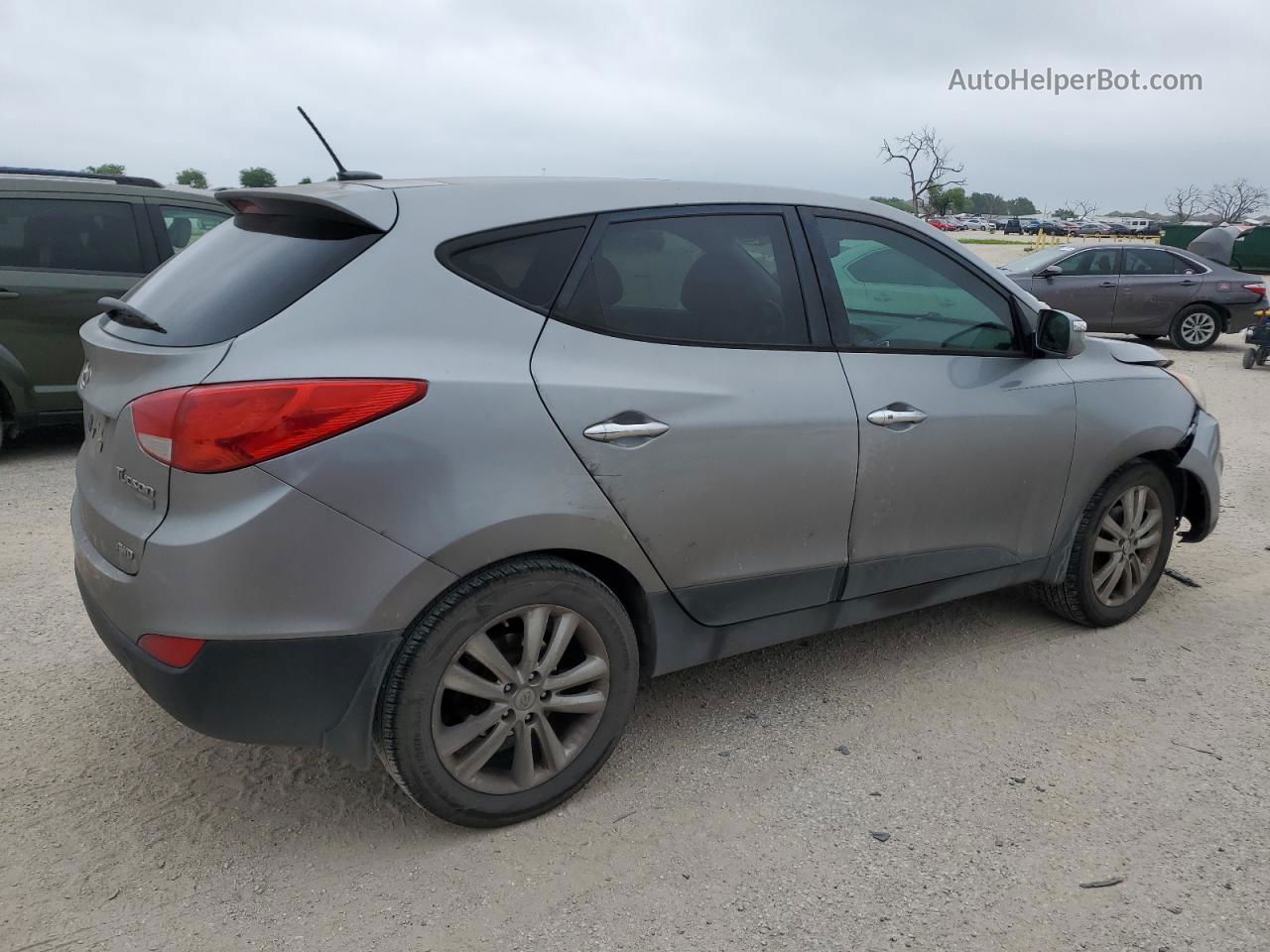 2013 Hyundai Tucson Gls Silver vin: KM8JUCAC5DU604592