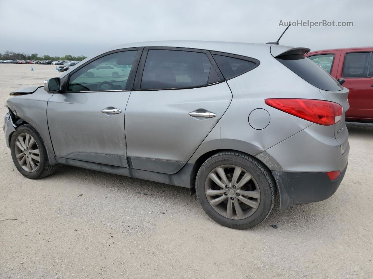 2013 Hyundai Tucson Gls Silver vin: KM8JUCAC5DU604592