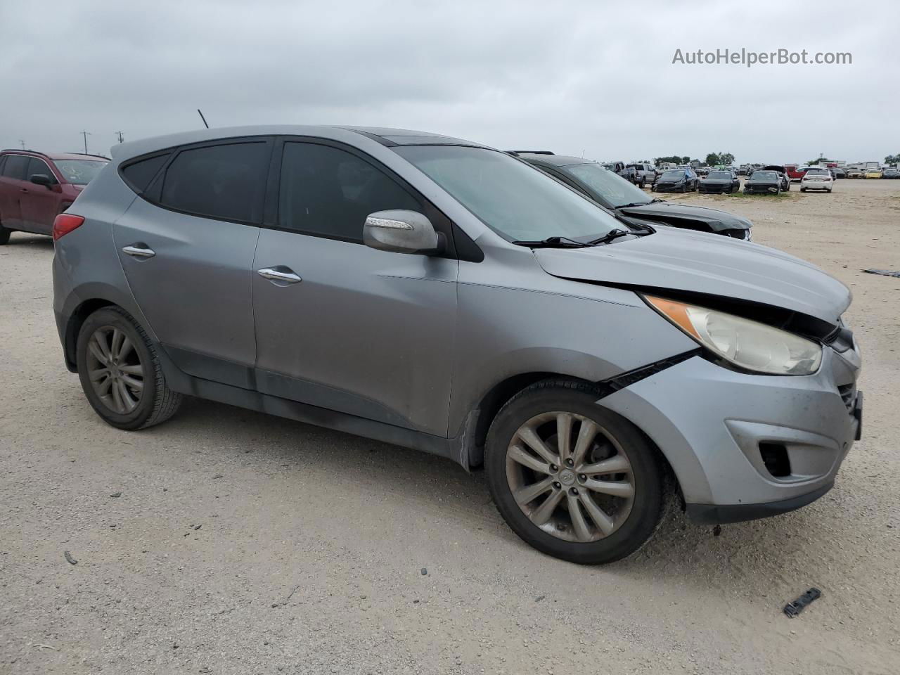 2013 Hyundai Tucson Gls Silver vin: KM8JUCAC5DU604592