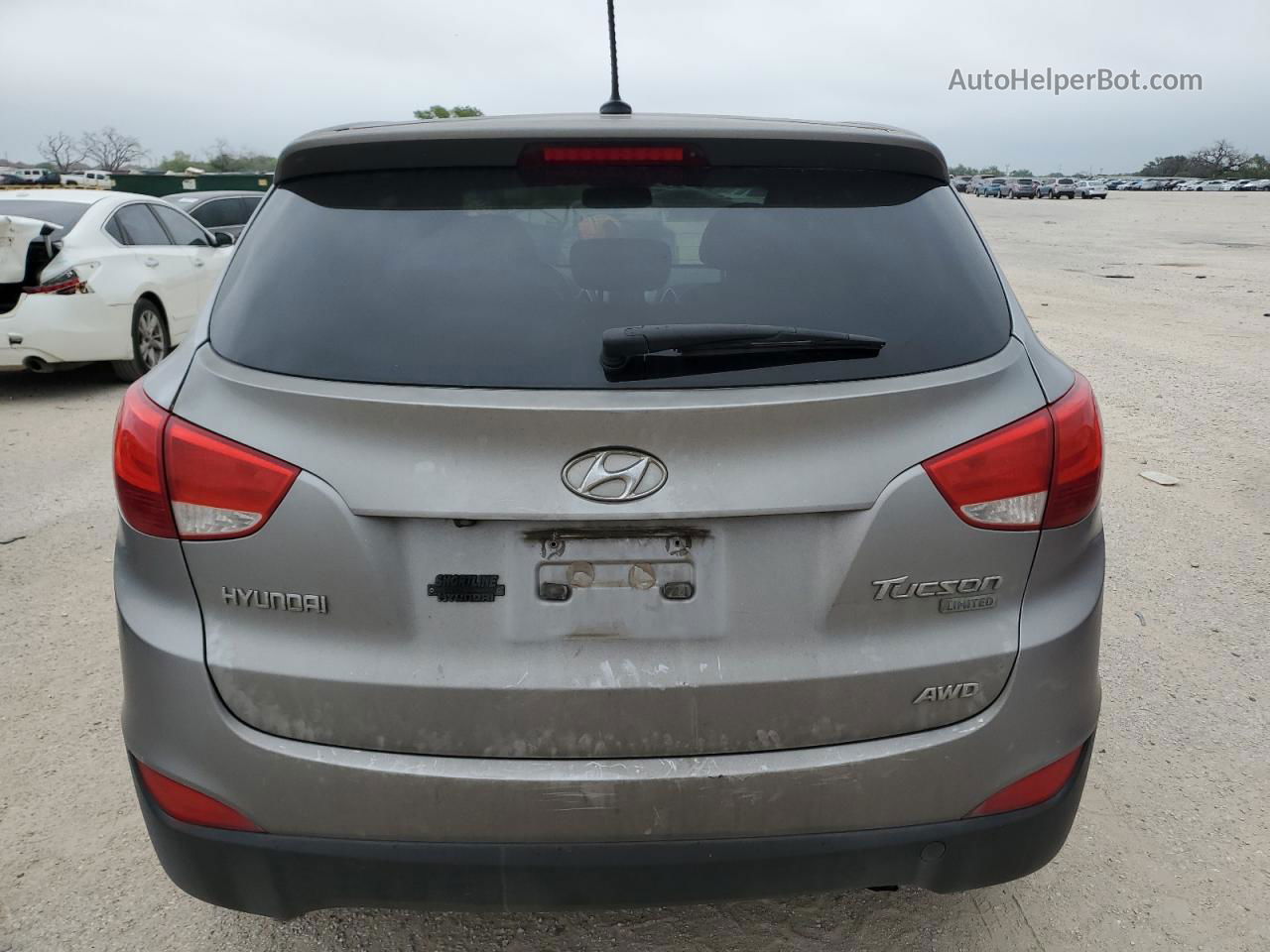 2013 Hyundai Tucson Gls Silver vin: KM8JUCAC5DU604592