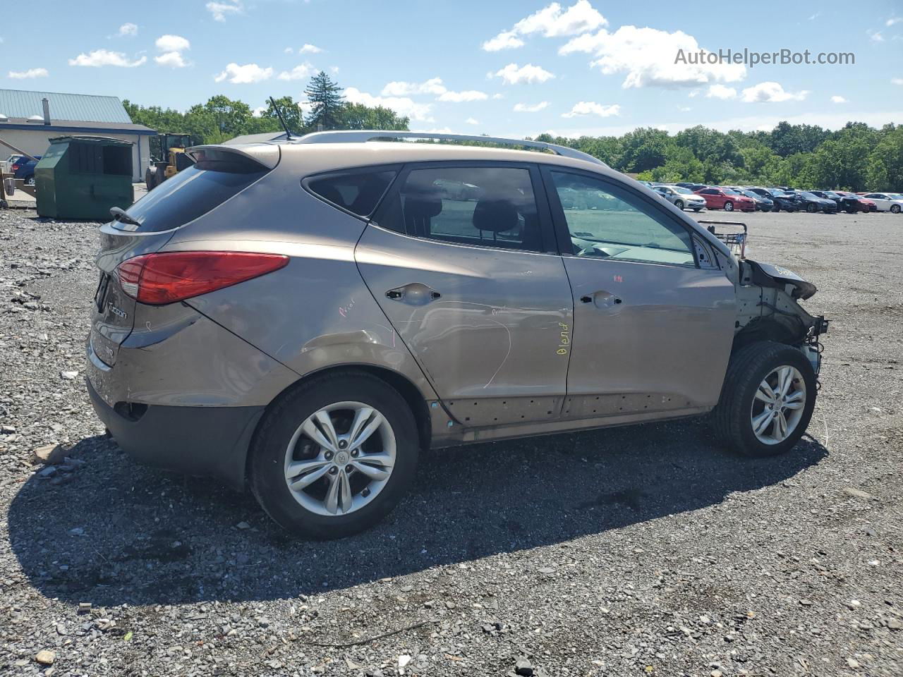 2013 Hyundai Tucson Gls Серый vin: KM8JUCAC5DU612157