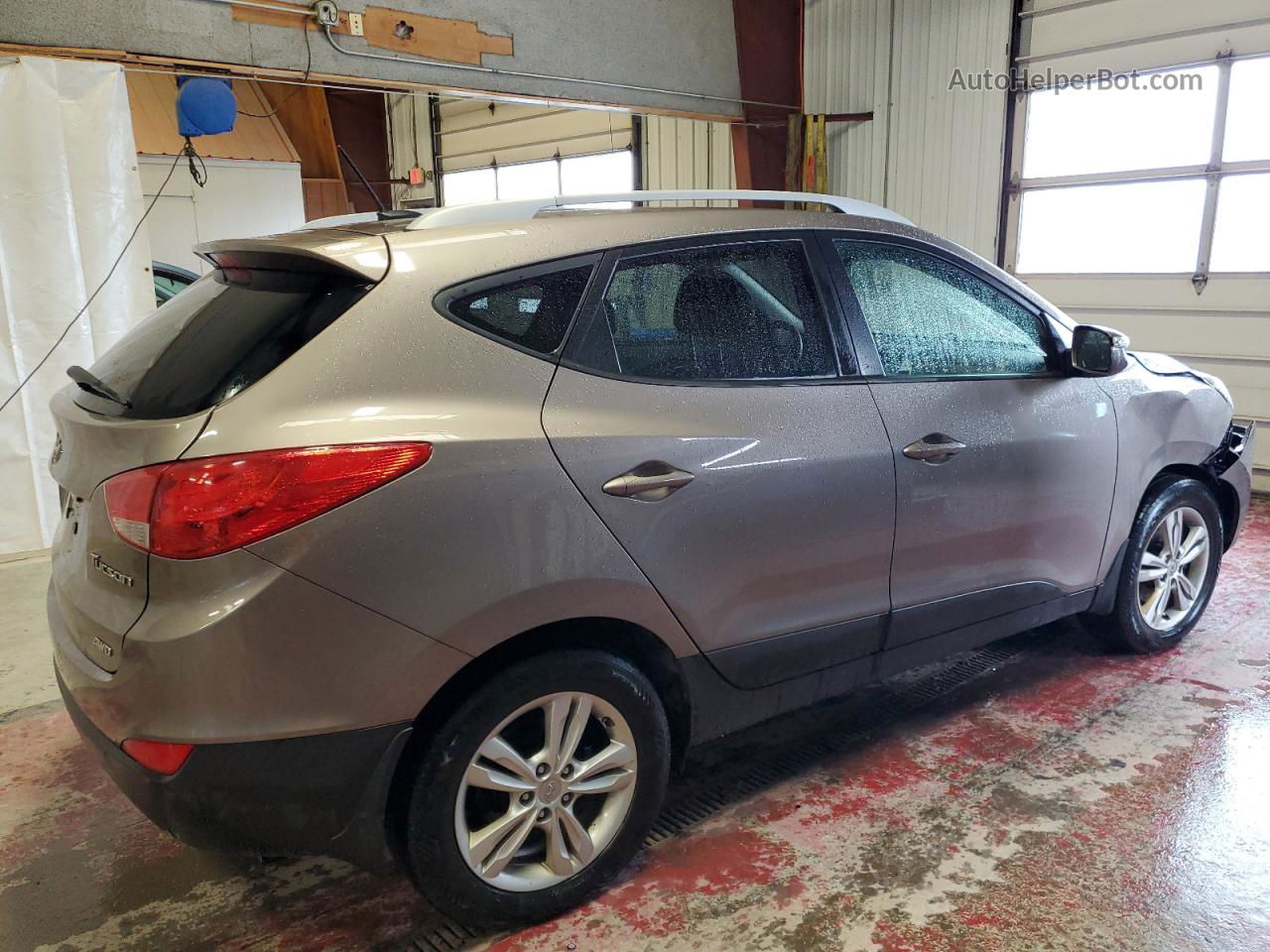 2013 Hyundai Tucson Gls Brown vin: KM8JUCAC5DU644879