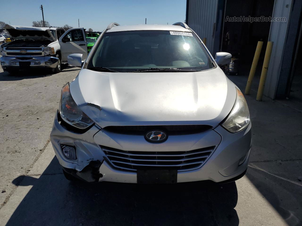 2013 Hyundai Tucson Gls Silver vin: KM8JUCAC6DU553717