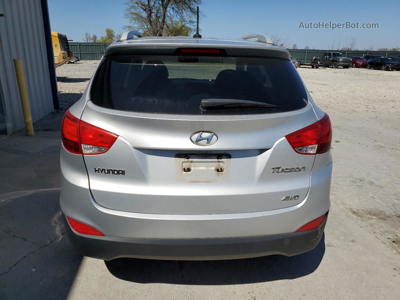 2013 Hyundai Tucson Gls Silver vin: KM8JUCAC6DU553717