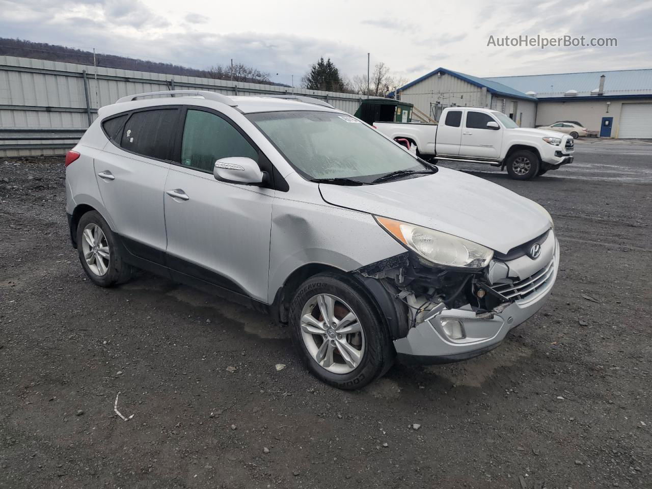 2013 Hyundai Tucson Gls Silver vin: KM8JUCAC6DU556634