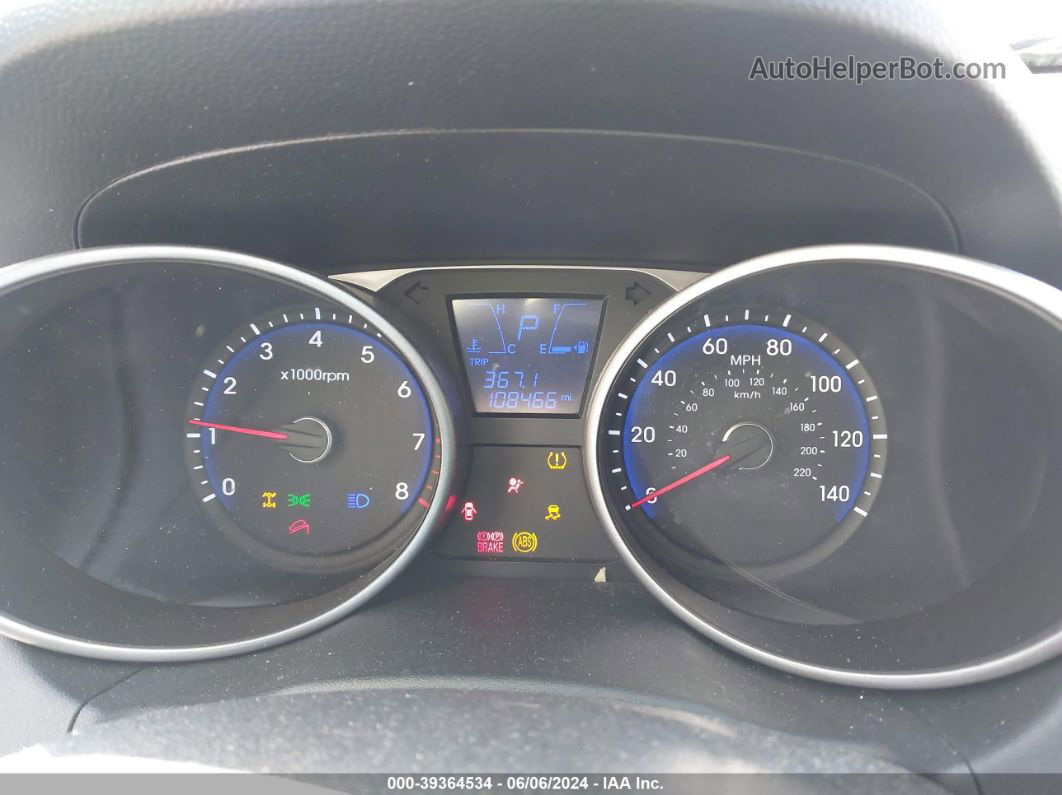 2013 Hyundai Tucson Limited Серебряный vin: KM8JUCAC6DU672349