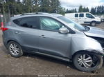 2013 Hyundai Tucson Limited Silver vin: KM8JUCAC6DU672349