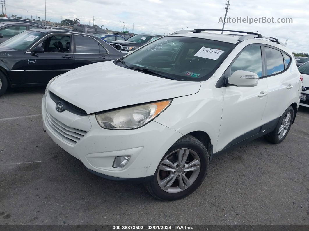 2013 Hyundai Tucson Gls Белый vin: KM8JUCAC6DU693752