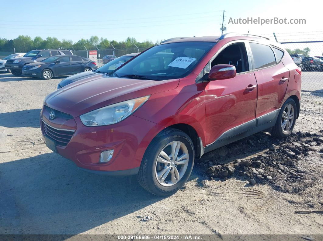 2013 Hyundai Tucson Gls Красный vin: KM8JUCAC6DU767042