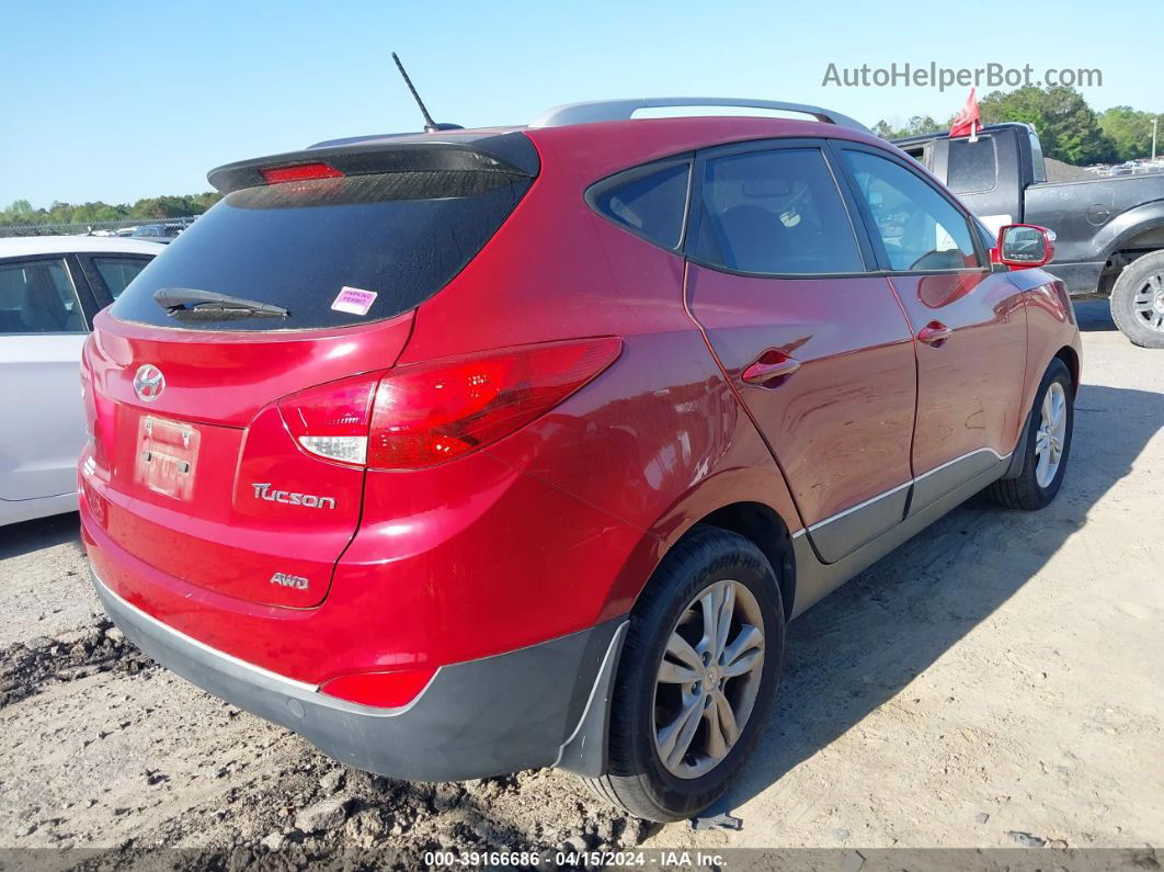 2013 Hyundai Tucson Gls Red vin: KM8JUCAC6DU767042