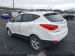 2013 Hyundai Tucson Gls White vin: KM8JUCAC8DU752218