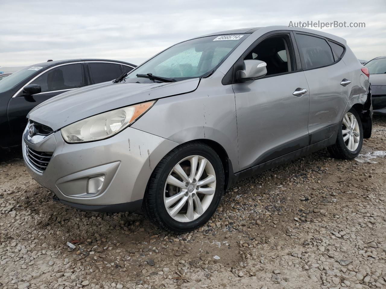 2013 Hyundai Tucson Gls Silver vin: KM8JUCAC9DU604496