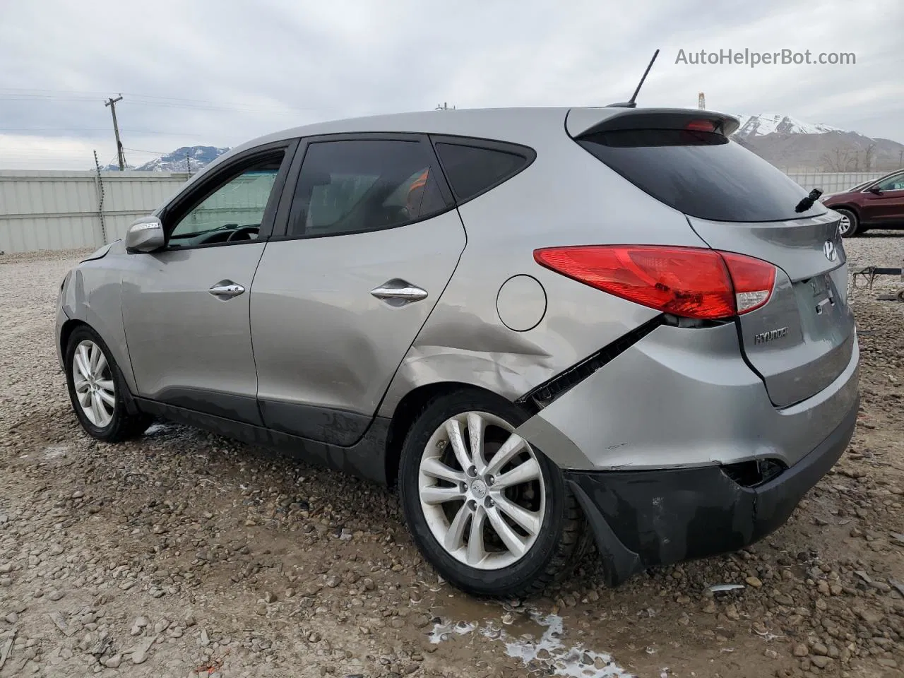 2013 Hyundai Tucson Gls Серебряный vin: KM8JUCAC9DU604496