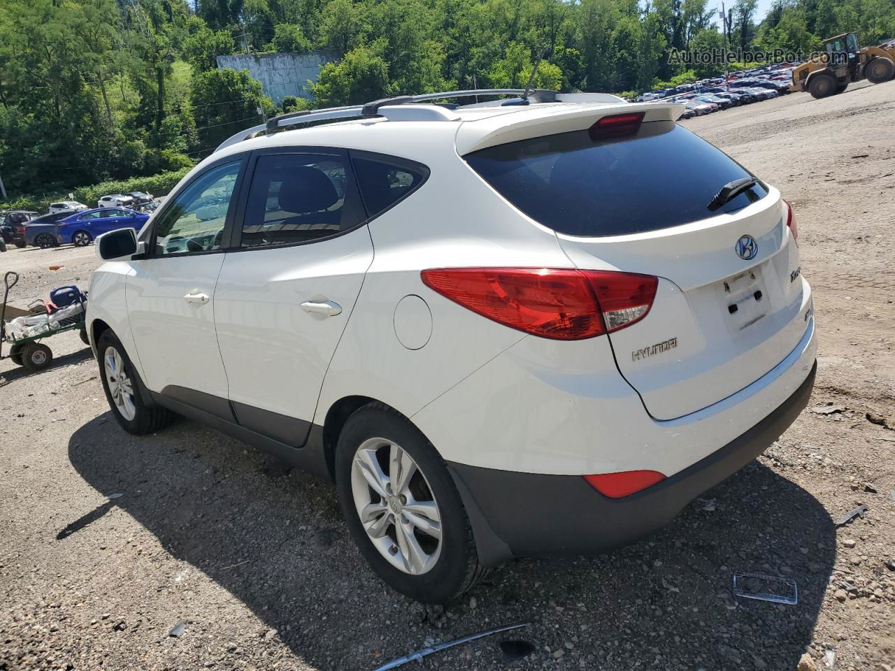 2013 Hyundai Tucson Gls Белый vin: KM8JUCAC9DU690005