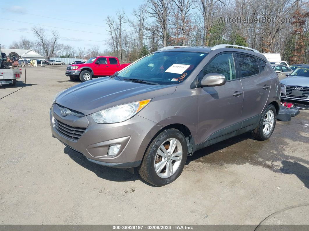 2013 Hyundai Tucson Gls Gray vin: KM8JUCAC9DU727909