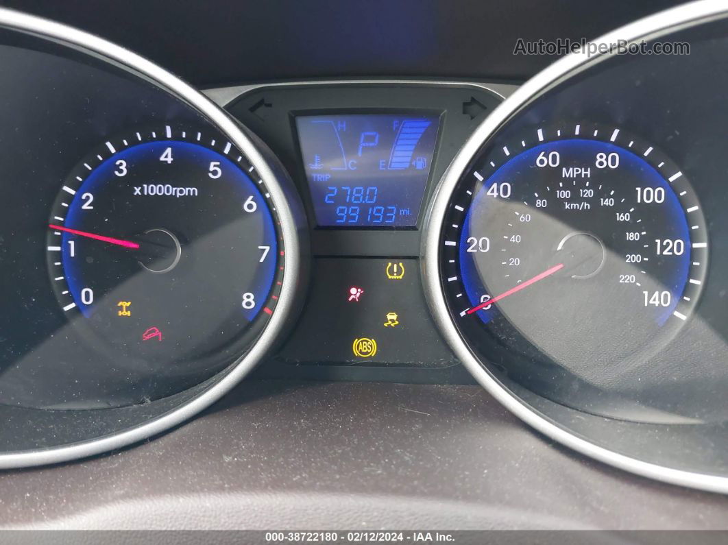 2013 Hyundai Tucson Limited Blue vin: KM8JUCACXDU559925