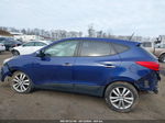 2013 Hyundai Tucson Limited Синий vin: KM8JUCACXDU559925