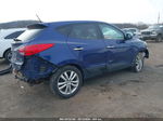 2013 Hyundai Tucson Limited Синий vin: KM8JUCACXDU559925