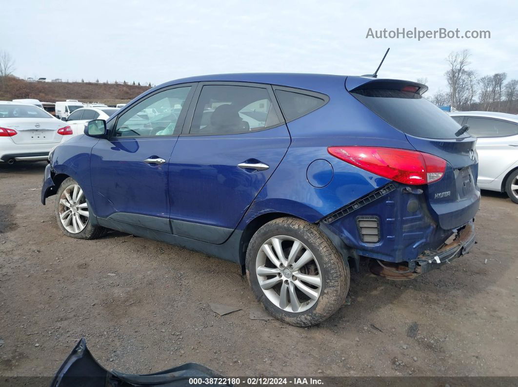 2013 Hyundai Tucson Limited Синий vin: KM8JUCACXDU559925