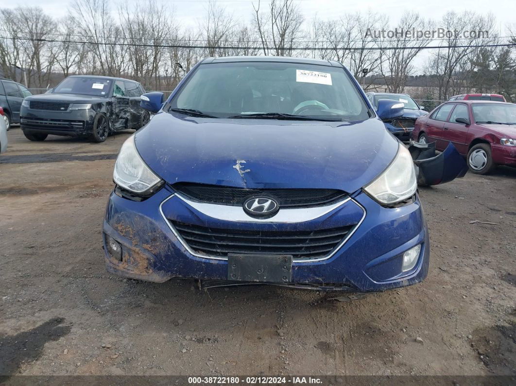 2013 Hyundai Tucson Limited Blue vin: KM8JUCACXDU559925