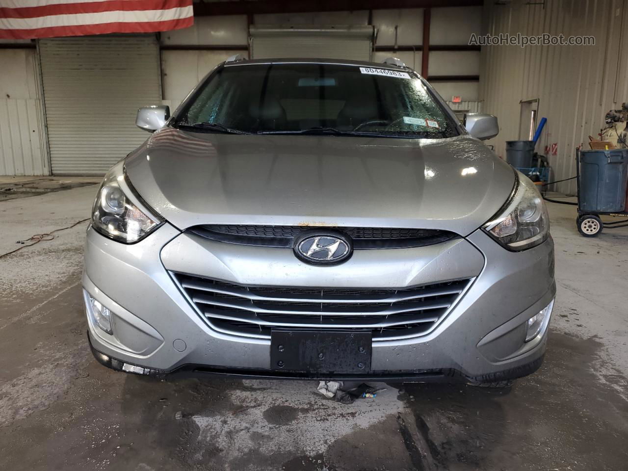 2014 Hyundai Tucson Gls Серебряный vin: KM8JUCAG0EU869862