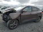 2014 Hyundai Tucson Gls Коричневый vin: KM8JUCAG0EU883163