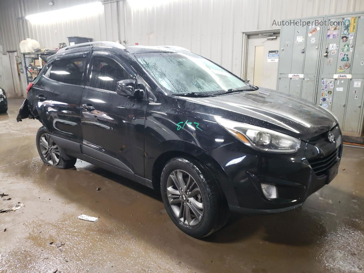 2014 Hyundai Tucson Gls Black vin: KM8JUCAG0EU897337