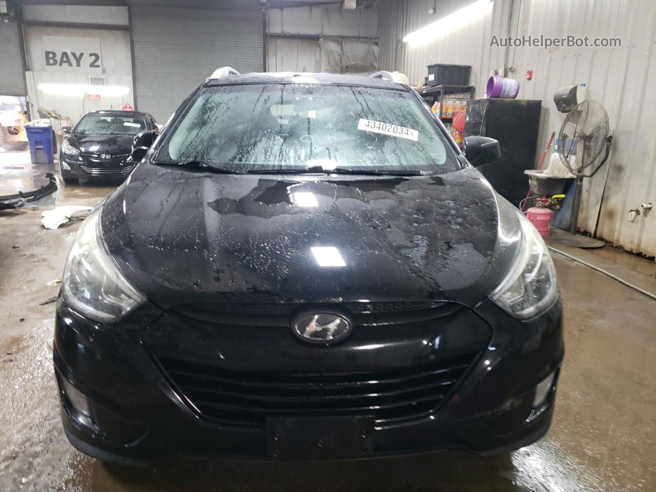 2014 Hyundai Tucson Gls Black vin: KM8JUCAG0EU897337