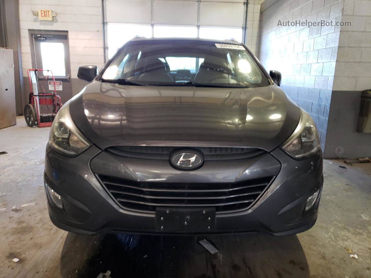 2014 Hyundai Tucson Gls Gray vin: KM8JUCAG0EU899220