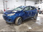 2014 Hyundai Tucson Se Синий vin: KM8JUCAG1EU836093