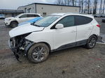 2014 Hyundai Tucson Gls White vin: KM8JUCAG1EU859034