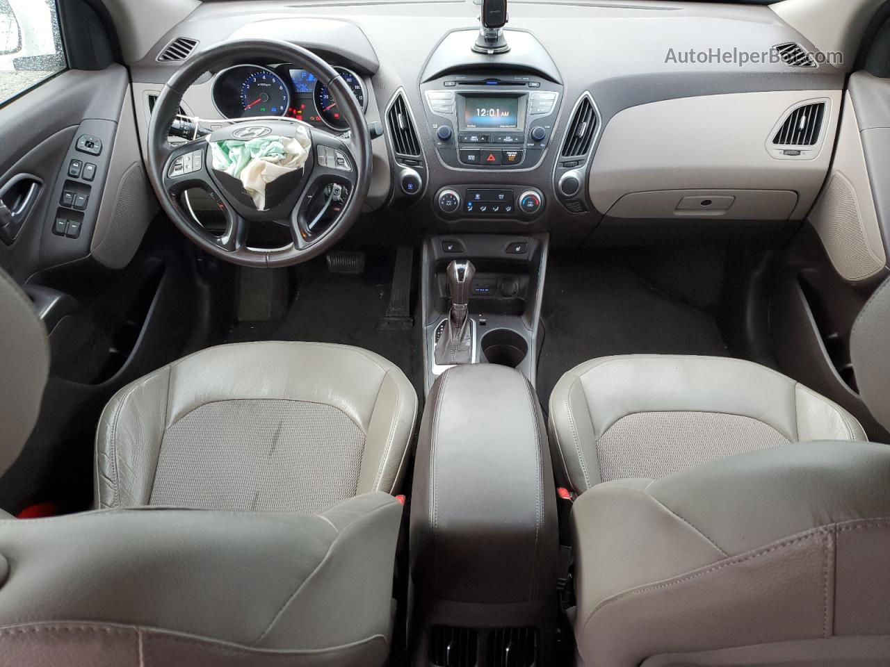 2014 Hyundai Tucson Gls Белый vin: KM8JUCAG1EU859034