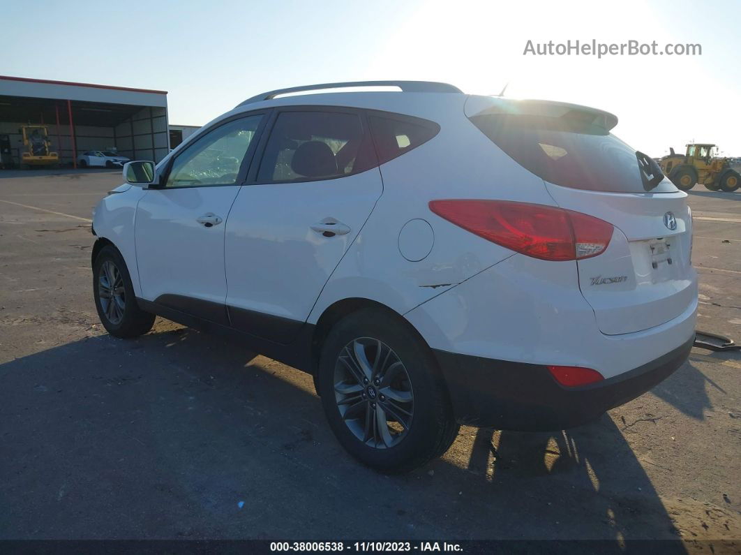 2014 Hyundai Tucson Se Белый vin: KM8JUCAG1EU877050